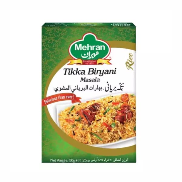 Mehran Tikka Biryani Masala 50g (Buy1 Get1 Free)B1